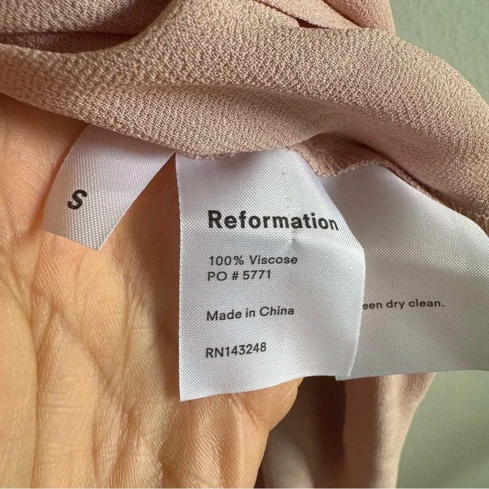 Reformation Winslow Blush Maxi Dress Size Small - Picture 13 of 17